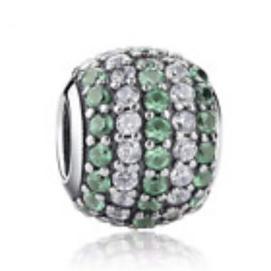 Green&Clear Crystal Ball European Charm